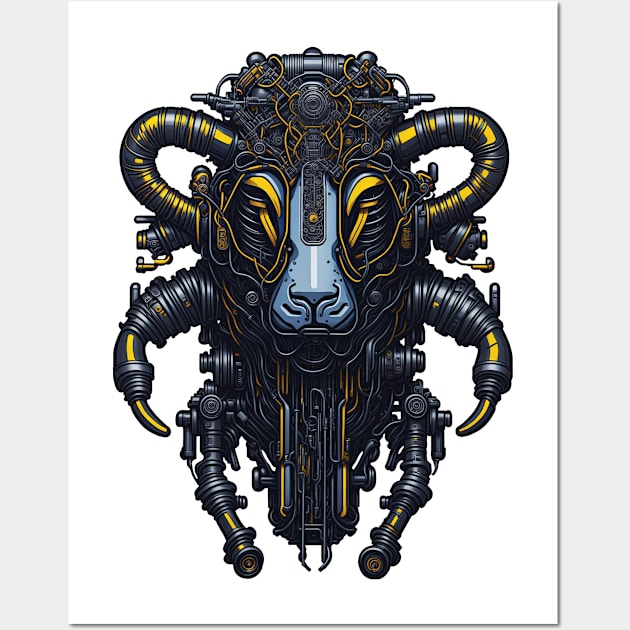 Electric Sheep Wall Art by Houerd